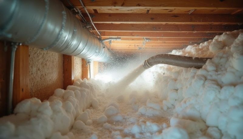 Blown Insulation Installation in Longmont, CO