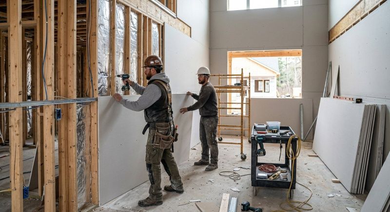 Garage Wallboard Installation in Overland Park, KS